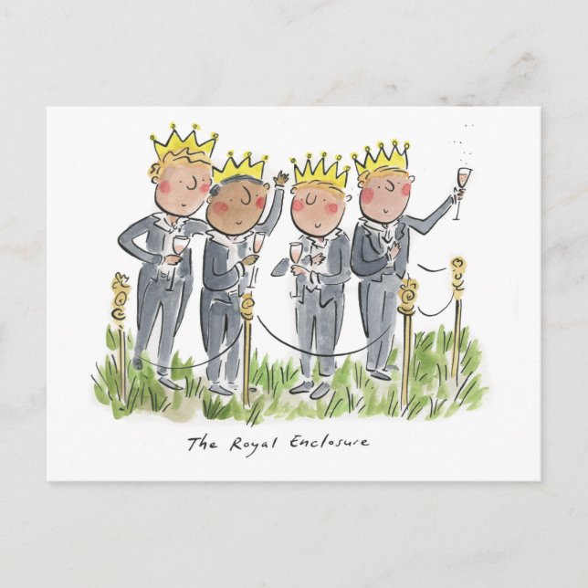 Royal Enclosure Postkarte (Vorderseite)