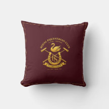 Royal Equestrian Club Burgund & Navy Kissen | Qui
