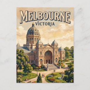 Royal Exhibition Building Melbourne Australien Postkarte