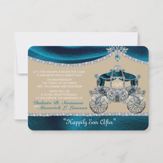 Royal Fairytale Save the Date (Vorderseite)