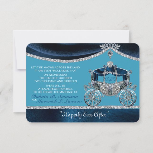 Royal Fairytale Save the Date (Vorderseite)