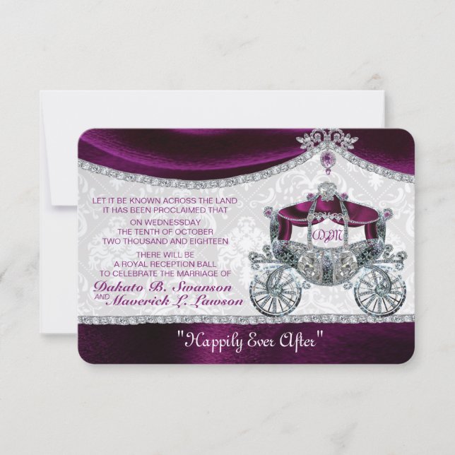 Royal Fairytale Save the Date (Vorderseite)