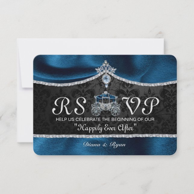 Royal Fairytale UAWG RSVP Karte (Vorderseite)