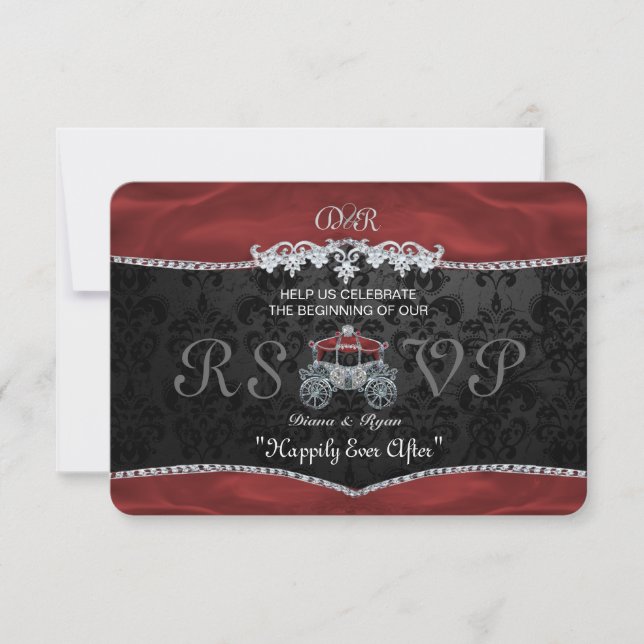 Royal Fairytale UAWG RSVP Karte (Vorderseite)