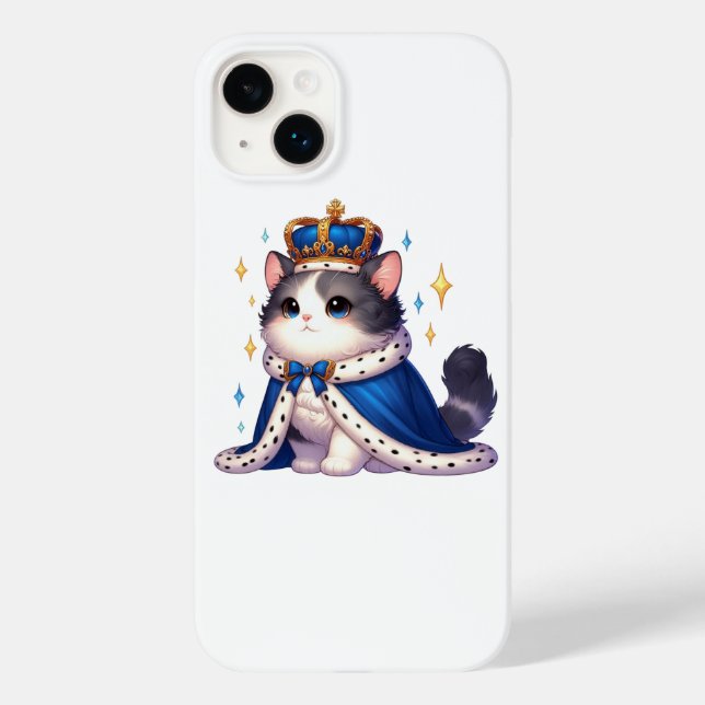 Royal Feline Majesty Case-Mate iPhone Hülle (Rückseite)