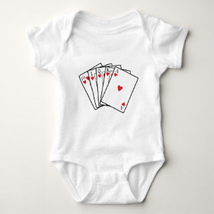 Royal Flush Baby Strampler