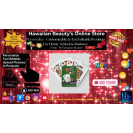 Royal Flush Classic Spielkarten Grüner Hintergrund