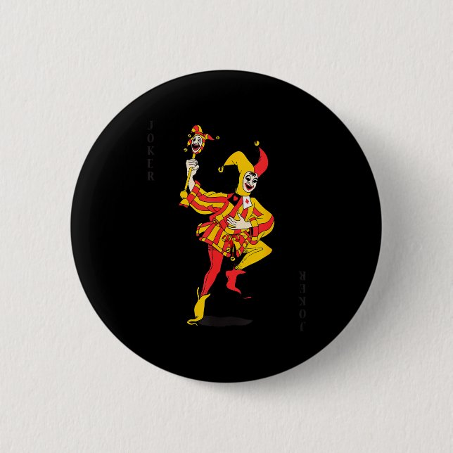 _ Royal Flush Group Costume Playing Card  Button (Vorderseite)