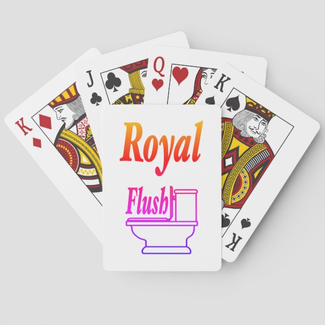 Royal Flush Playing Cards Spielkarten (Rückseite)