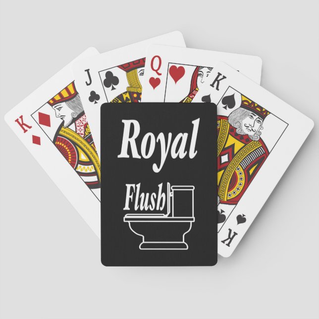 Royal Flush Playing Cards Spielkarten (Rückseite)