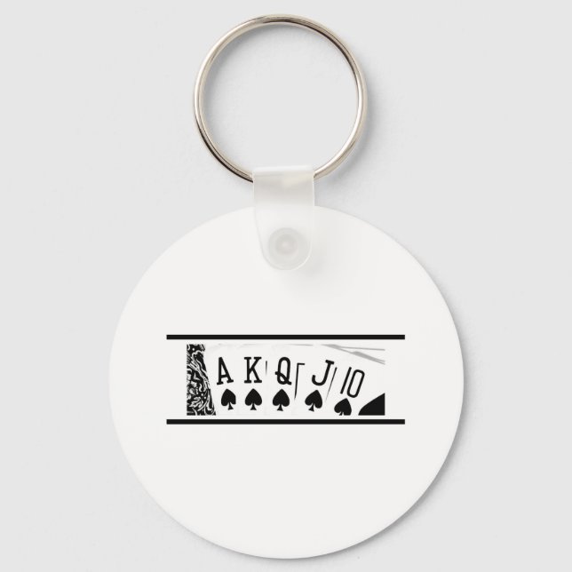 Royal Flush Schlüsselanhänger (Vorderseite)