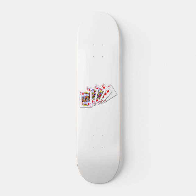 Royal Flush Skateboard (Vorne)