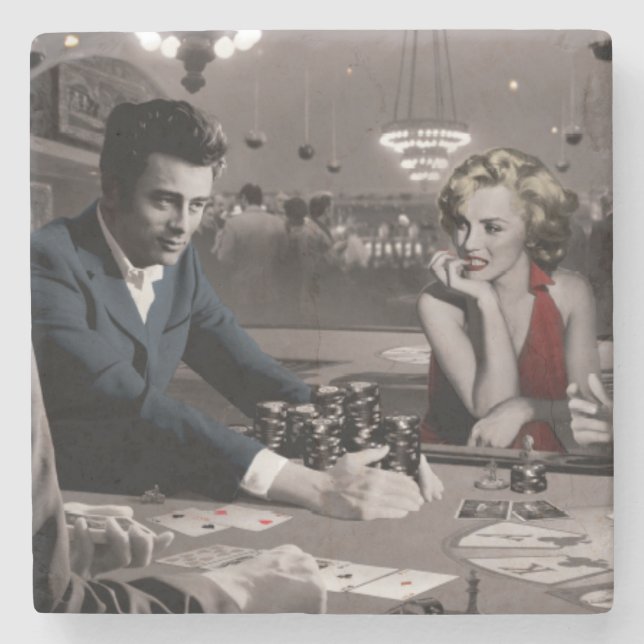 Royal Flush Steinuntersetzer (Vorderseite)