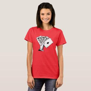 Royal Flush Vintage Illustrierte Hemden T-Shirt