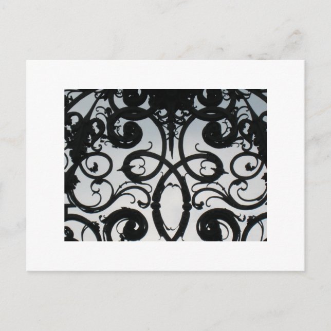 Royal Gate Wirbel gegen Blue Sky Postkarte (Vorderseite)