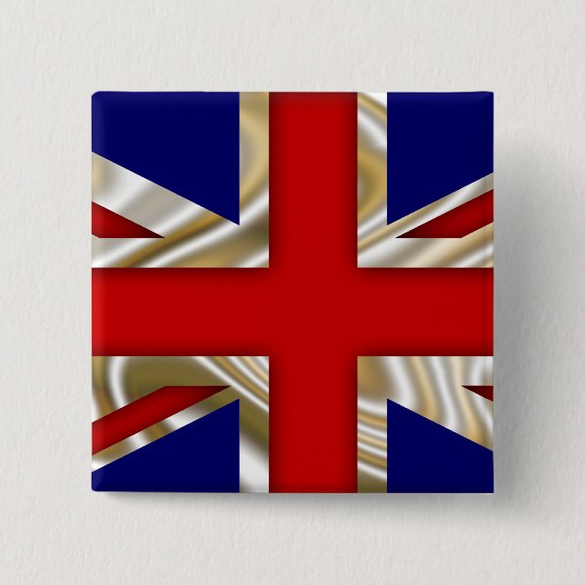 Royal Gewerkschaft Flag - Großbritannien Button (Vorderseite)