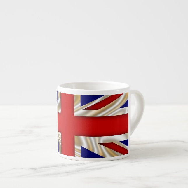 Royal Gewerkschaft Flag - Großbritannien Espressotasse (Vorderseite Rechts)
