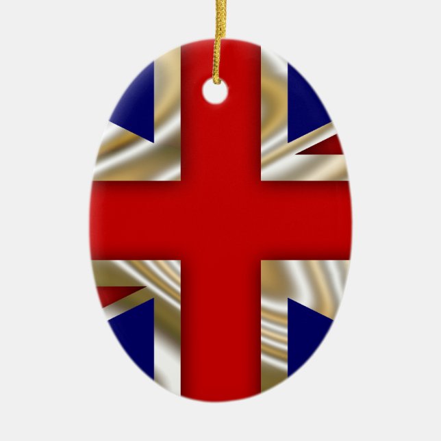 Royal Gewerkschaft Flag - Großbritannien Keramik Ornament (Vorne)