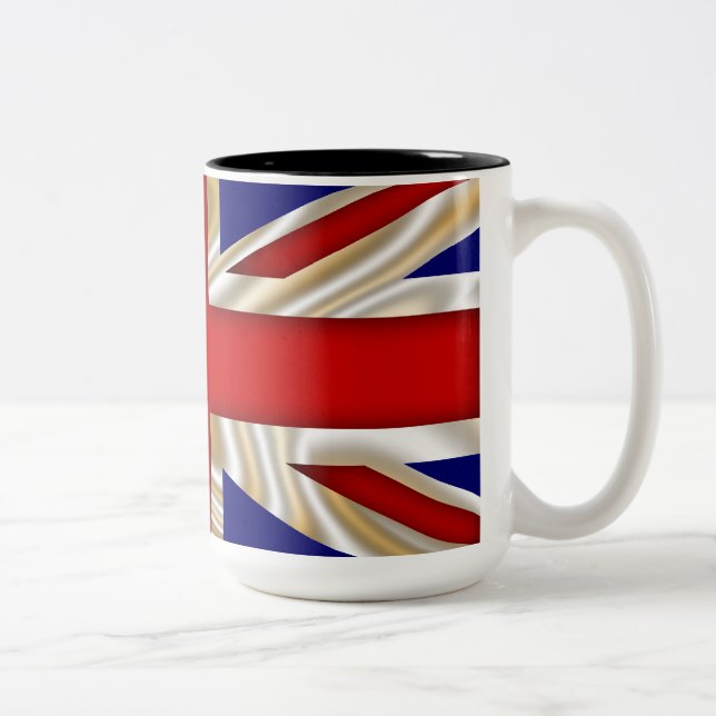 Royal Gewerkschaft Flag - Großbritannien Zweifarbige Tasse (Rechts)