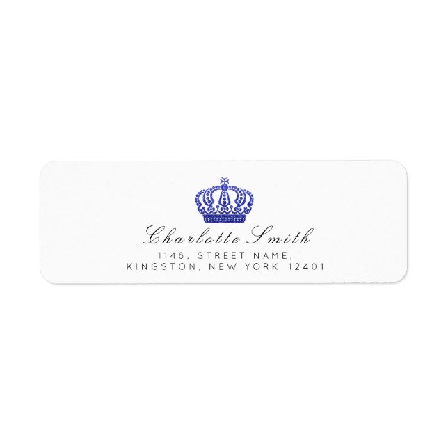 Royal Glitzer UAWG Crown Princess White Cobalt Blu (Vorne)