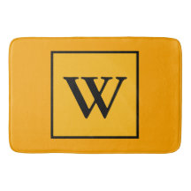 Royal Gold Black Monogram Geometric