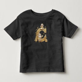 Royal Gold C Luxury Santa Kids Jersey T-Shirt