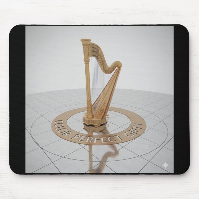 Royal Gold Harp Mousepad (Vorne)