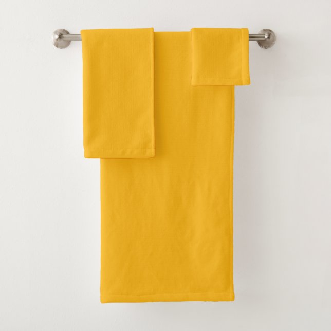 Royal Gold Soild Pattern Colpr Badhandtuch Set (Insitu)