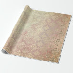 Royal Golden Copper Rose Metallic Damask Princess Geschenkpapier<br><div class="desc">Delikater und schicker Stil. Elegantes Verpacken für Geburtstage,  Partys,  Hochzeiten,  Jubiläum,  Firmenjubiläum,  Party,  Babyduschen,  50-jähriges Hochzeitsjubiläum etc.</div>