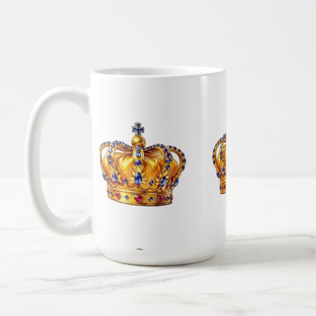 Royal golden crown kaffeetasse (Links)