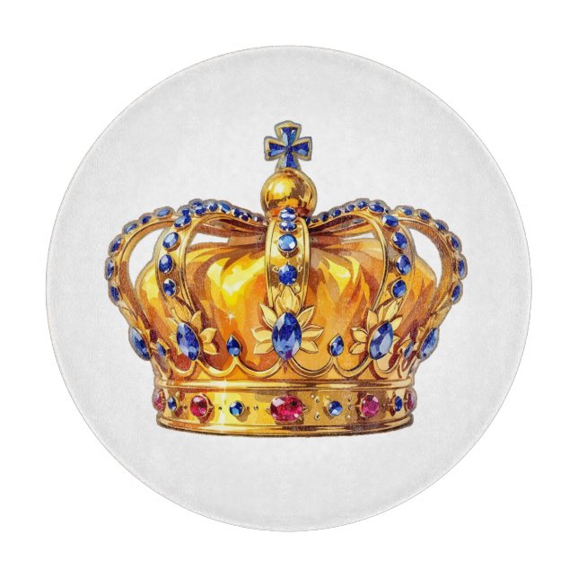Royal golden crown schneidebrett (Vorderseite)