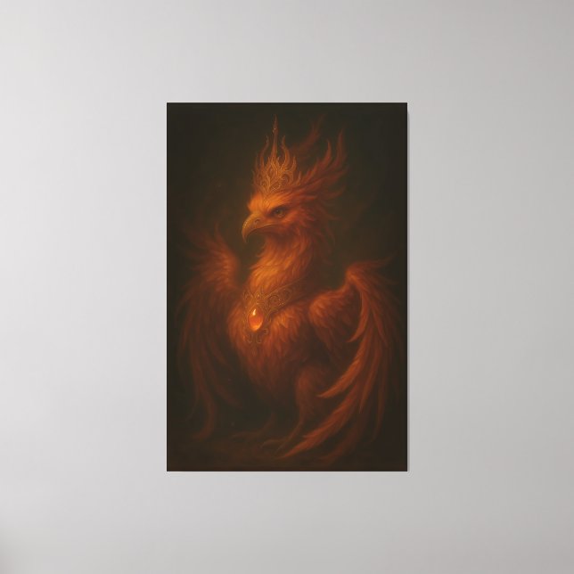 Royal Golden Phoenix – Elite Fine Art Collection Leinwanddruck (Vorderseite)