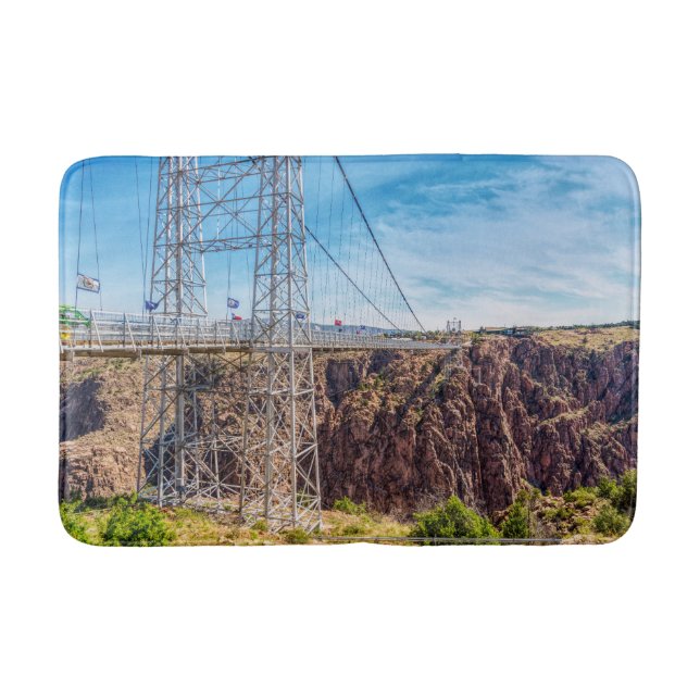 Royal Gorge Bridge Side View Bath Mat Badematte (Vorderseite)