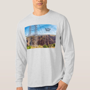 Royal Gorge Bridge Side View Men's Long Sleeve T-Shirt