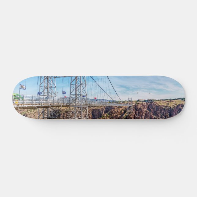 Royal Gorge Bridge Side View Skateboard (Horizontal)