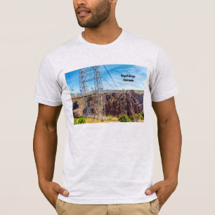 Royal Gorge Bridge Side View T - Shirt der Männer