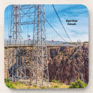 Royal Gorge Bridge Side View Untersetzer Set