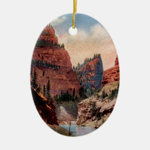 Royal Gorge Canyon Schmuck Keramikornament
