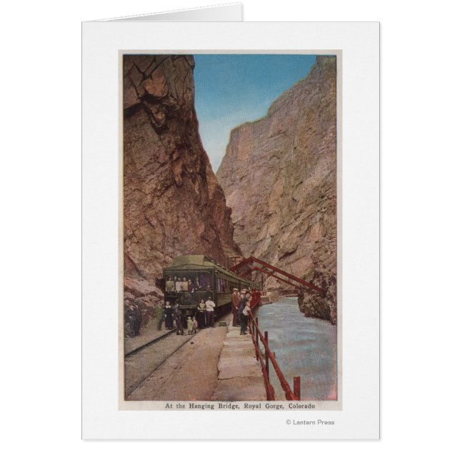 Royal Gorge, CO - Aussicht auf die Hängebrücke (Vorne)