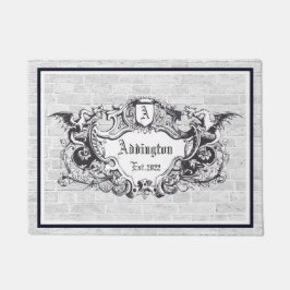 Royal Gothic Wappen Door Mat Fußmatte