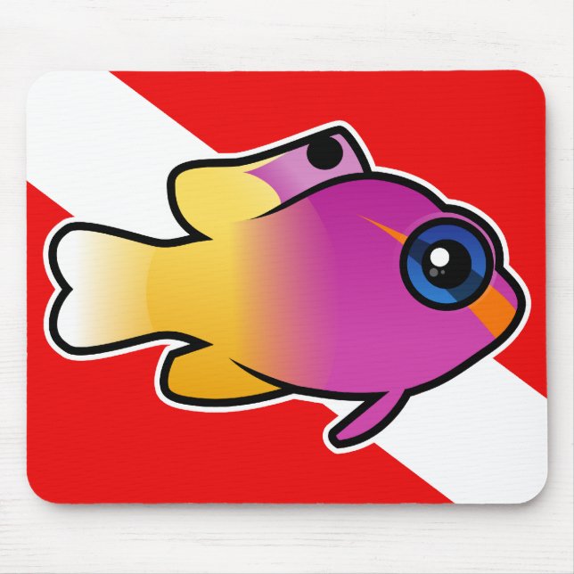 Royal Gramma Dive Flag Mousepad (Vorne)
