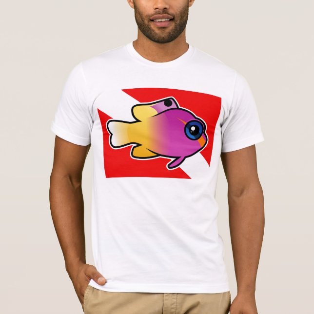 Royal Gramma Dive Flag T-Shirt (Vorderseite)