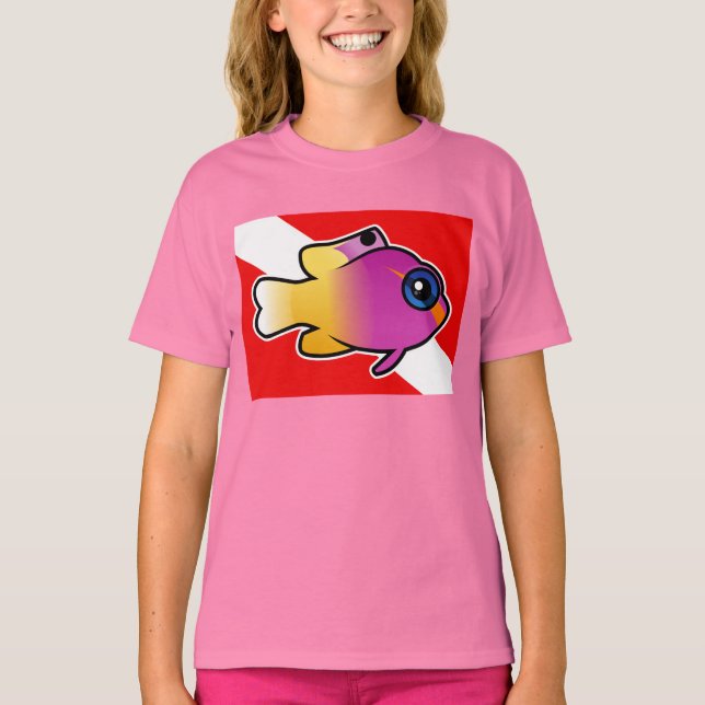 Royal Gramma Dive Flag T-Shirt (Vorderseite)