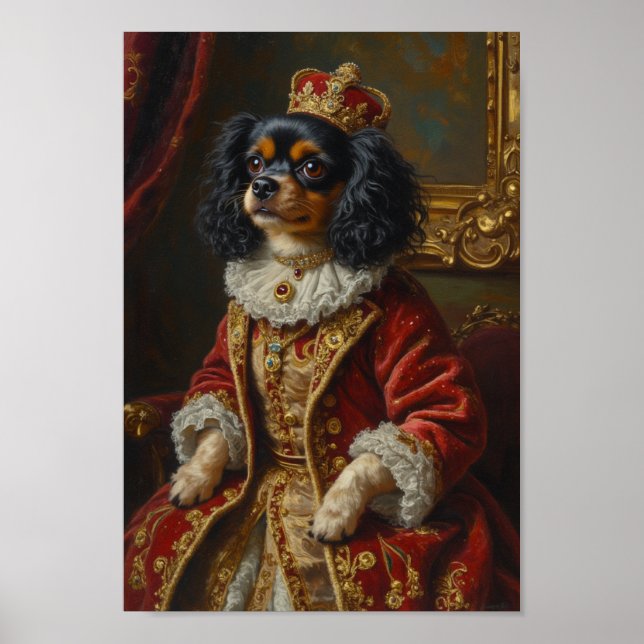 Royal Havanese Portrait Poster (Vorne)