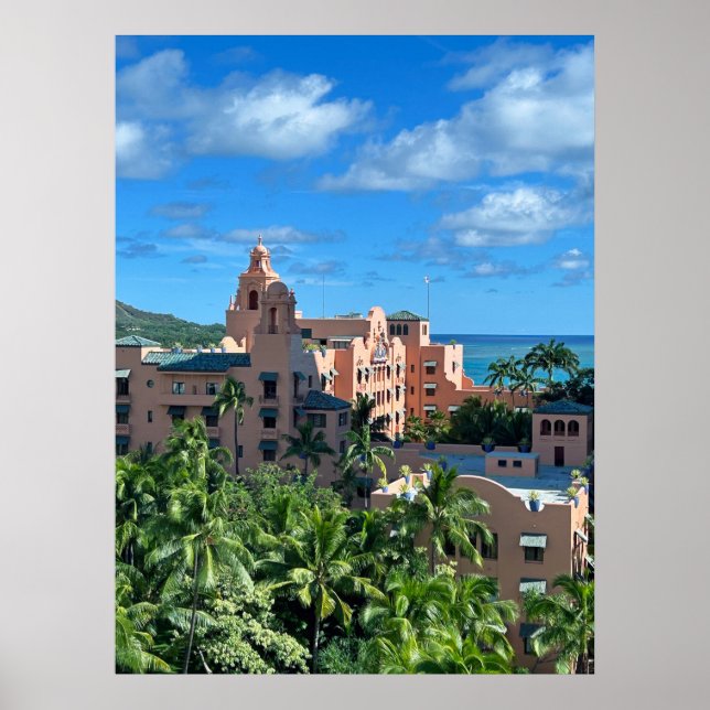 Royal Hawaiian Hotel Waikiki Poster (Vorne)