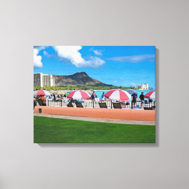Royal Hawaiian Wall Leinwanddruck (Vorderseite)