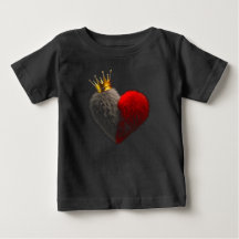 Royal Heart Kids T-Shirt | Süße Krone Herz Grafik