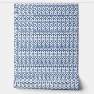 Royal Heirloom Mini - Blau, Weiß Tapete