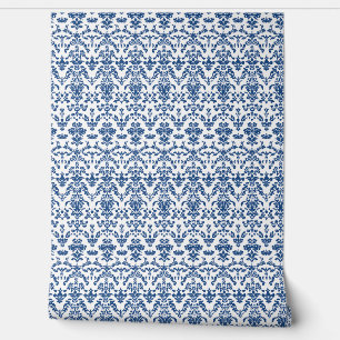 Royal Heirloom Petite - Blau, Weiß Tapete