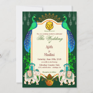 ROYAL HINDU WEDING INVITATION